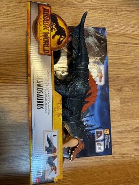Jurassic World T. Amargasaurus Figure - Black with Red Sail